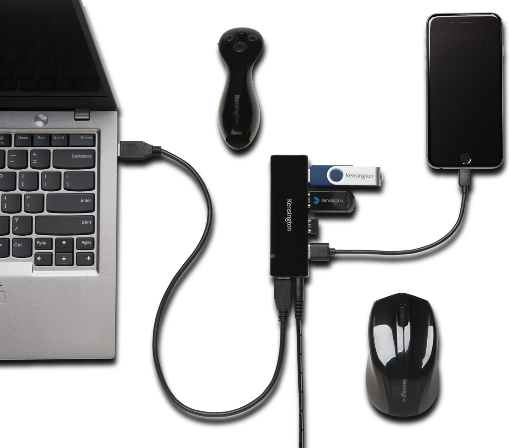 NEU: Kensington UH4000C 4-Port Hub, USB 3.0