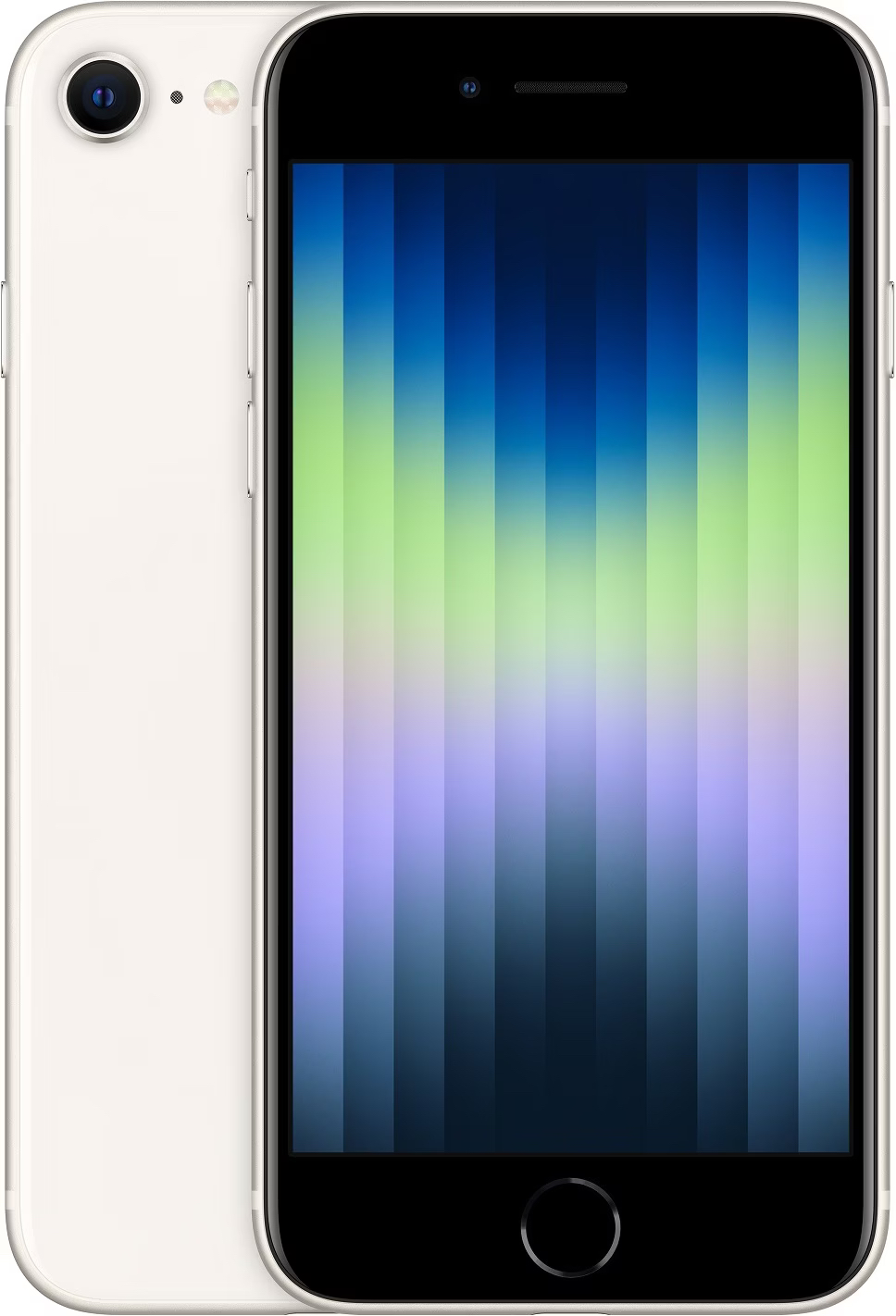Apple iPhone SE 3. Gen. (2022), Akku über 95%, weiss, 128 GB
